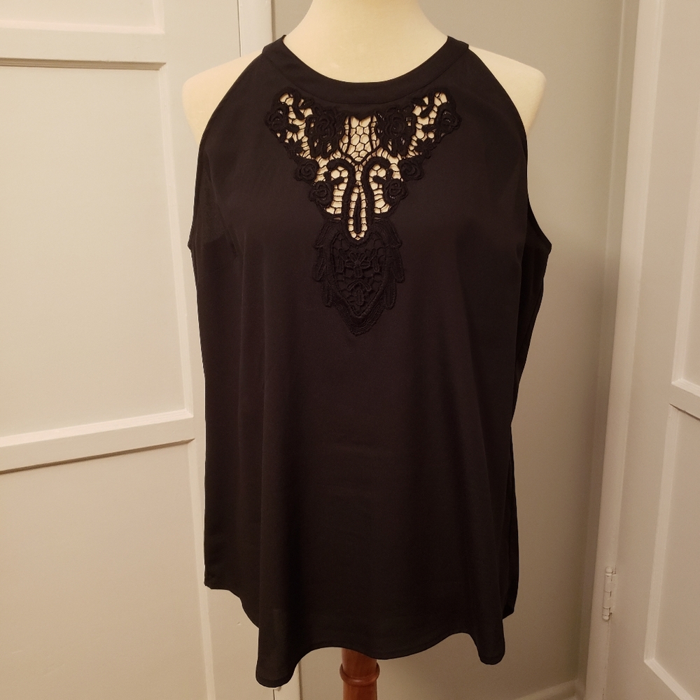 (#9) Beautiful New York & Co. Detailed Halter Top